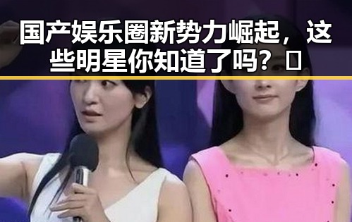 国产娱乐圈新势力崛起,这些明星你知道了吗?🤔